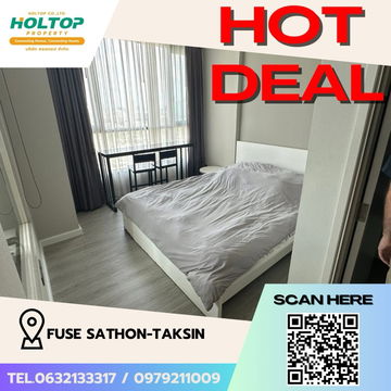 #Z1462 Condo for rent: Fuse Sathon-Taksin