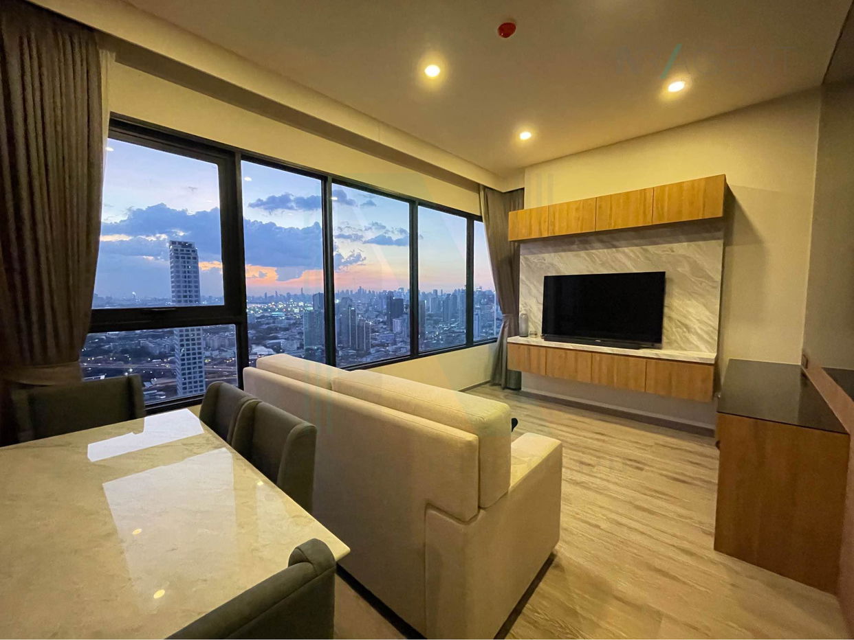 picture 🎉 For Rent Condo KNIGHTSBRIDGE PRIME ONNUT Building 1, Floor 44,2 bed room, Room size 54.00 sqm - 2/8
