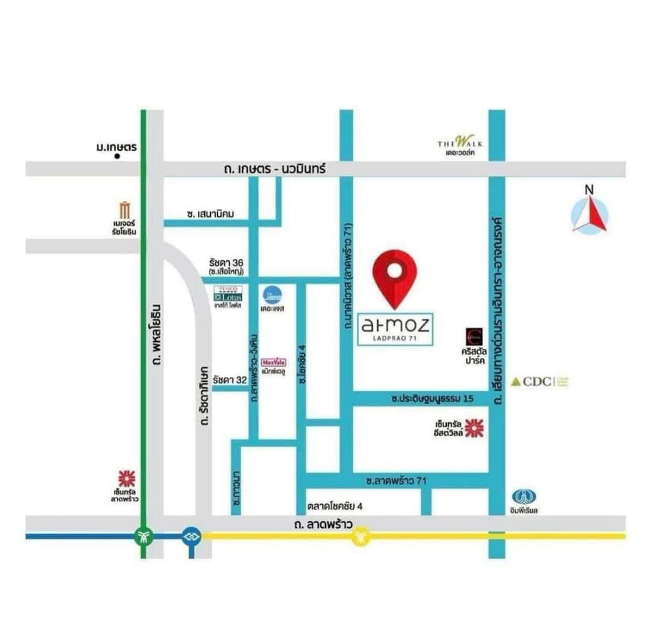 รูป 🏢 ให้เช่าคอนโด : Atmoz Ladprao 71 (แอทโมซ ลาดพร้าว 71)   รหัสทรัพย์  | 📌 LNP-C8447  - รูปที่ 10/11