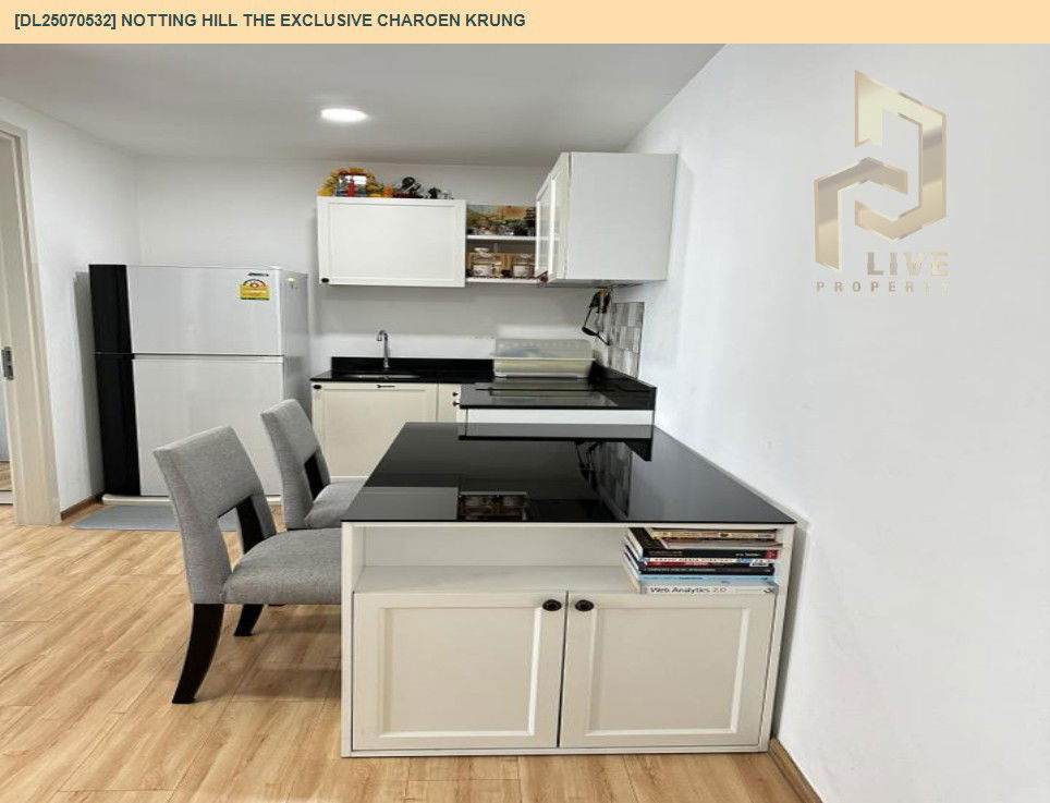 picture MDL25070532 Condo for rent, Notting Hill The Exclusive Charoen Krung near BTS Saphan Taksin, ready to move in, call urgently 0656133286 LineID @534wlwof - 4/21