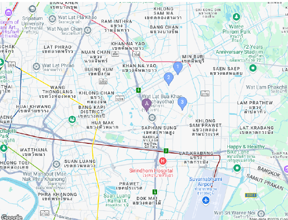 รูป บ้านเดี่ยว เนื้อที่ทั้งหมด 342.8 ตารางเมตร 118/23 โครงการบ้านสวยริมธาร 9 แขวงสะพานสูง เขตสะพานสูง กรุงเทพมหานคร ราคา 4,400,000 บาท - รูปที่ 5/5