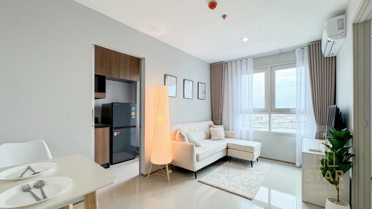 picture Condo for rent, Chaophraya river view, close MRT Saima 80 m.  line:Rangsima07 - 7/10