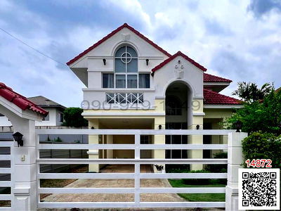 บ้านเดี่ยว นิคมอัญธานี (เจมโมโปลิส) : ขาย บ้านเดี่ยว หมู่บ้านบารเมษฐ์ เฉลิมพระเกียรติ 62 ทำเล สวนหลวง ร.9  
