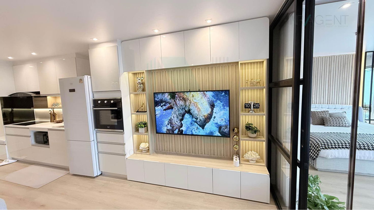 picture 🔺 For Rent Condo SUKHUMVIT SUITE Building 1, Floor 29,1 bed room, Room size 40 sqm - 3/8