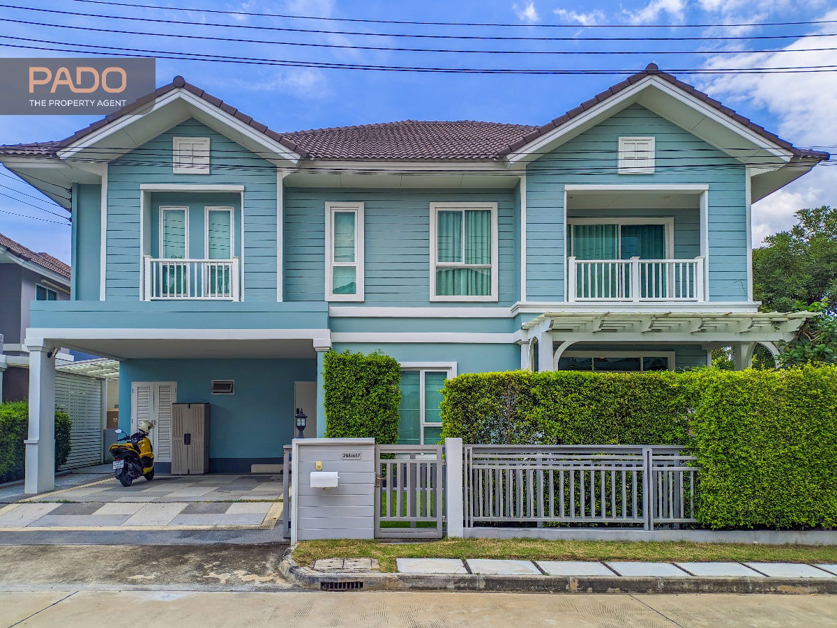 รูป ขายบ้านเดี่ยว หลังมุม สวนสวย บุราสิริ ปัญญาอินทรา - คลองสามวา 12 ล้านบาท 4 นอน 4 น้ำ - รูปที่ 1/28