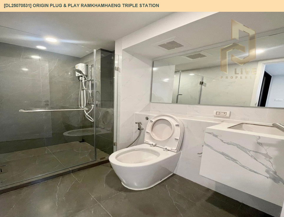 picture DL25070531 Condo for rent, Origin Plug & Play Ramkhamhaeng Triple Station near -, ready to move in, call urgently 0656133286 LineID @534wlwof - 11/12