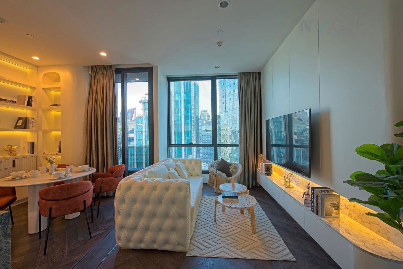 picture 🔺 For Rent Condo THE ESSE SUKHUMVIT 36 Building 1, Floor 20,2 bed room, Room size 72 sqm - 3/8