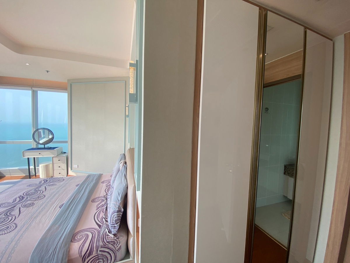 รูป For rent condo the Palm wongamat beach front 2 Beds 99 Sq.m hight floor nice decorate (S03-1966) - รูปที่ 4/27