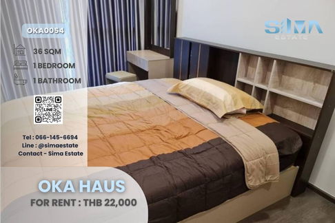 Live Near Thonglor! Condo for Rent @ Oka Haus, Great View, Great Vibes