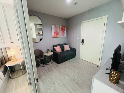 📌 For Rent Condo ASPIRE NGAMWONGWAN Building 1, Floor 26,1 bed room, Room size 29 sqm