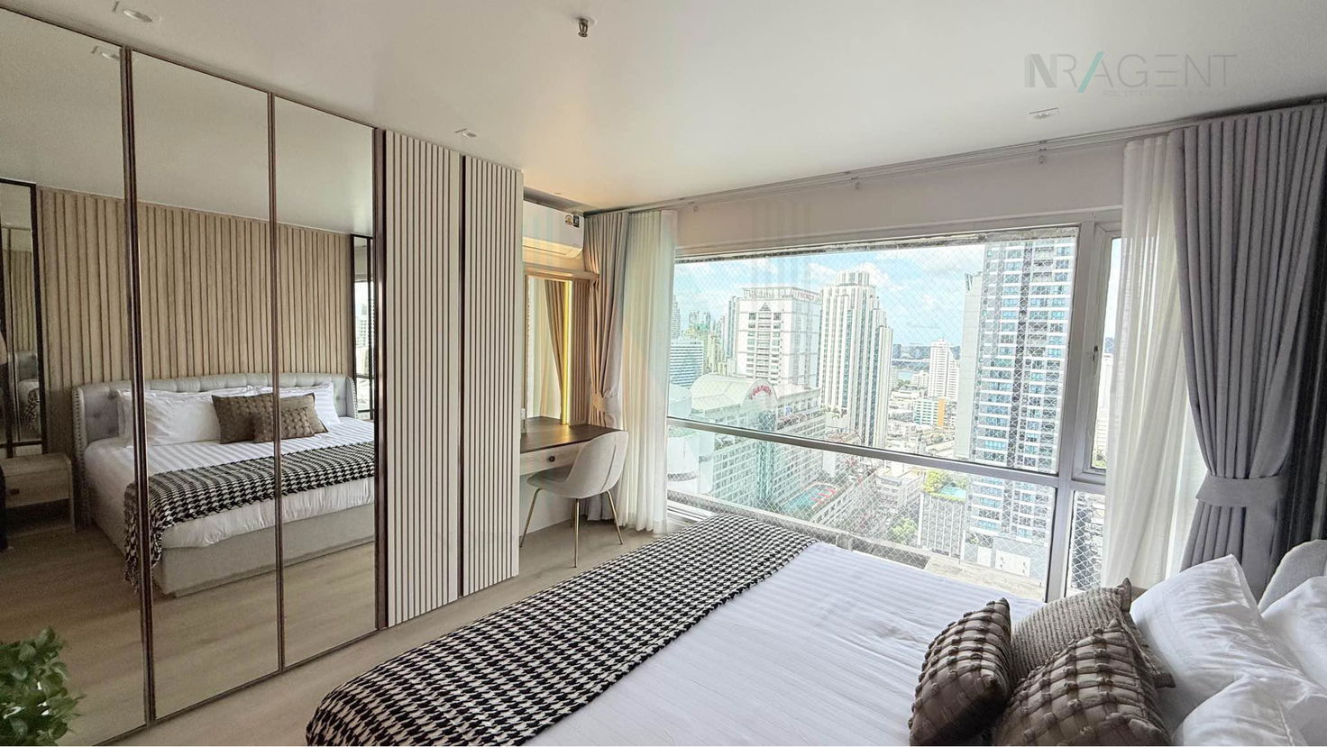 picture 🔺 For Rent Condo SUKHUMVIT SUITE Building 1, Floor 29,1 bed room, Room size 40 sqm - 2/8