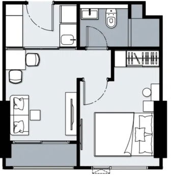 ขายดาวน์ ด่วน !!!! ( ราคาต่ำกว่าโครงการ )   XIM Condo Rama 3 – Suksawat ชั้น 23   