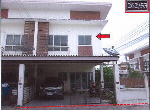 รูป ทาวน์เฮ้าส์ เนื้อที่ทั้งหมด 145.6 ตารางเมตร 262/53 หมู่บ้านศรีพูนสุข ตำบลบึง อำเภอศรีราชา ชลบุรี ราคา 2,200,000 บาท - รูปที่ 1/2