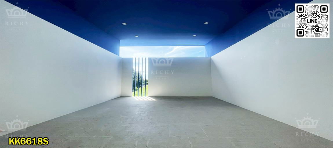 รูป ผ่อนตรงกับโครงการได้ โรงงานใหม่ สไตล์ Contemporary โดนเด่นที่ดีไซด์ คุณภาพวัสดุสูง เย็นสบาย พื้นที่ใช้สอย 970 ตารางเมตร สีม่วงใกล้ถนน 4 เลนส์  - รูปที่ 7/13