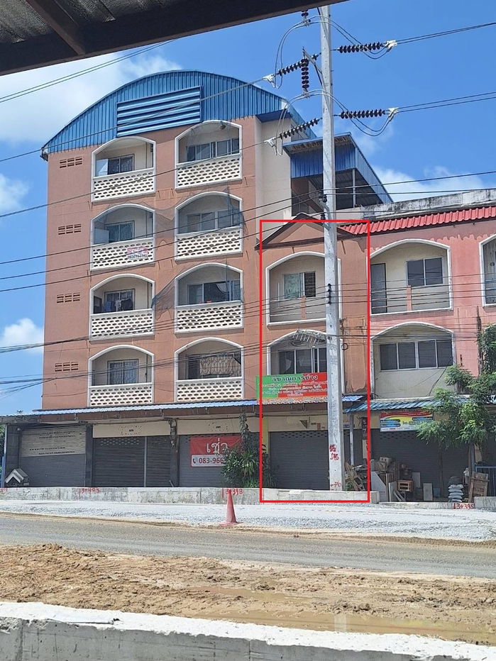 รูป ขายอาคารพาณิชย์ 3 ชั้นพร้อมที่ดินด้านหลัง - รูปที่ 1/5
