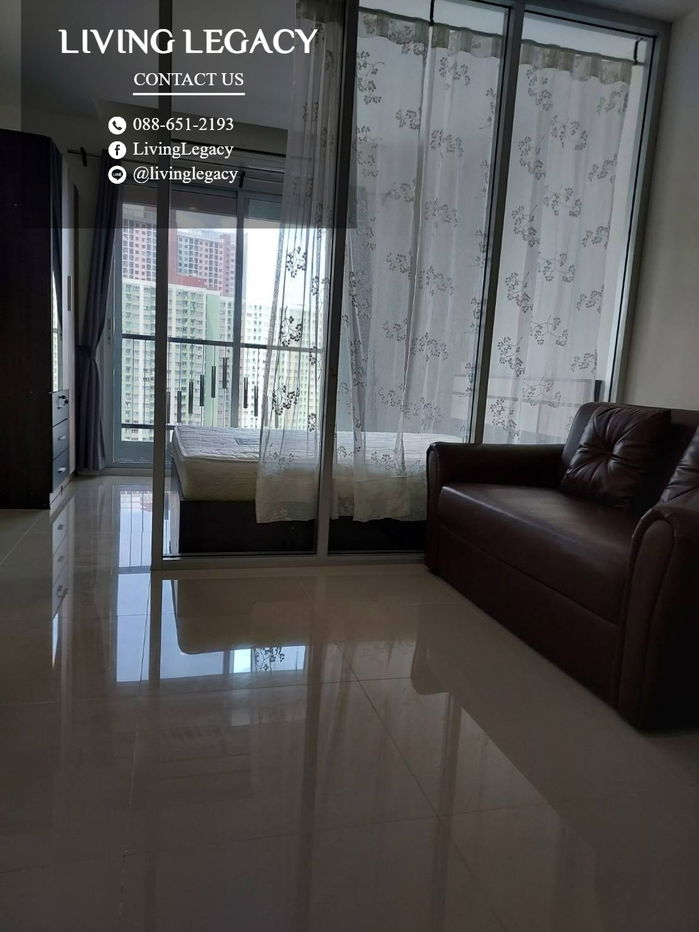 รูป LULD128U ให้เช่าคอนโด Asakan Place Srinakarindra 29 ตร.ม. ชั้น 17 line id : @livinglegacy - รูปที่ 3/8