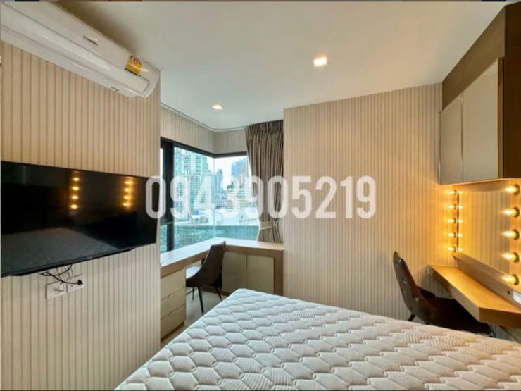 รูป Life One Wireless Corner room☎️45 sqm ‼️only 35,000/month‼️ 2Bed 2Bath🔥 Nice View NOW AVAILABLE 🔆✅  - รูปที่ 13/16