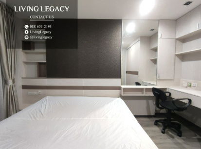 รูป SF7E37 ให้เช่าคอนโด Rich Park @ Triple Station 35.7 ตร.ม. ชั้น 22 line id : @livinglegacy - รูปที่ 3/21