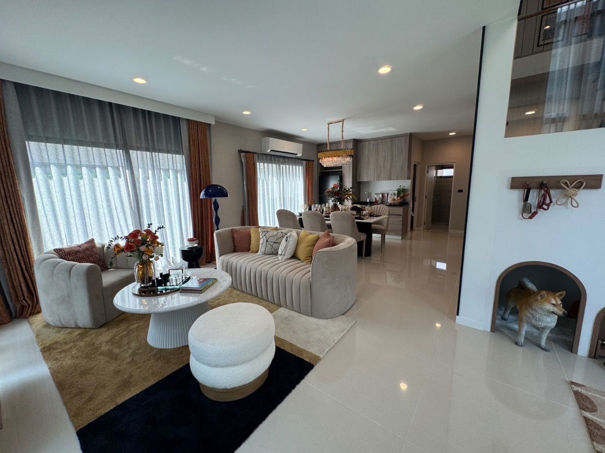 รูป ให้เช่าบ้านหรู #บ้านตัวอย่าง #ให้เช่าบ้านตัวอย่าง บุราสิริ กรุงเทพกรีฑา🏡 - รูปที่ 3/33