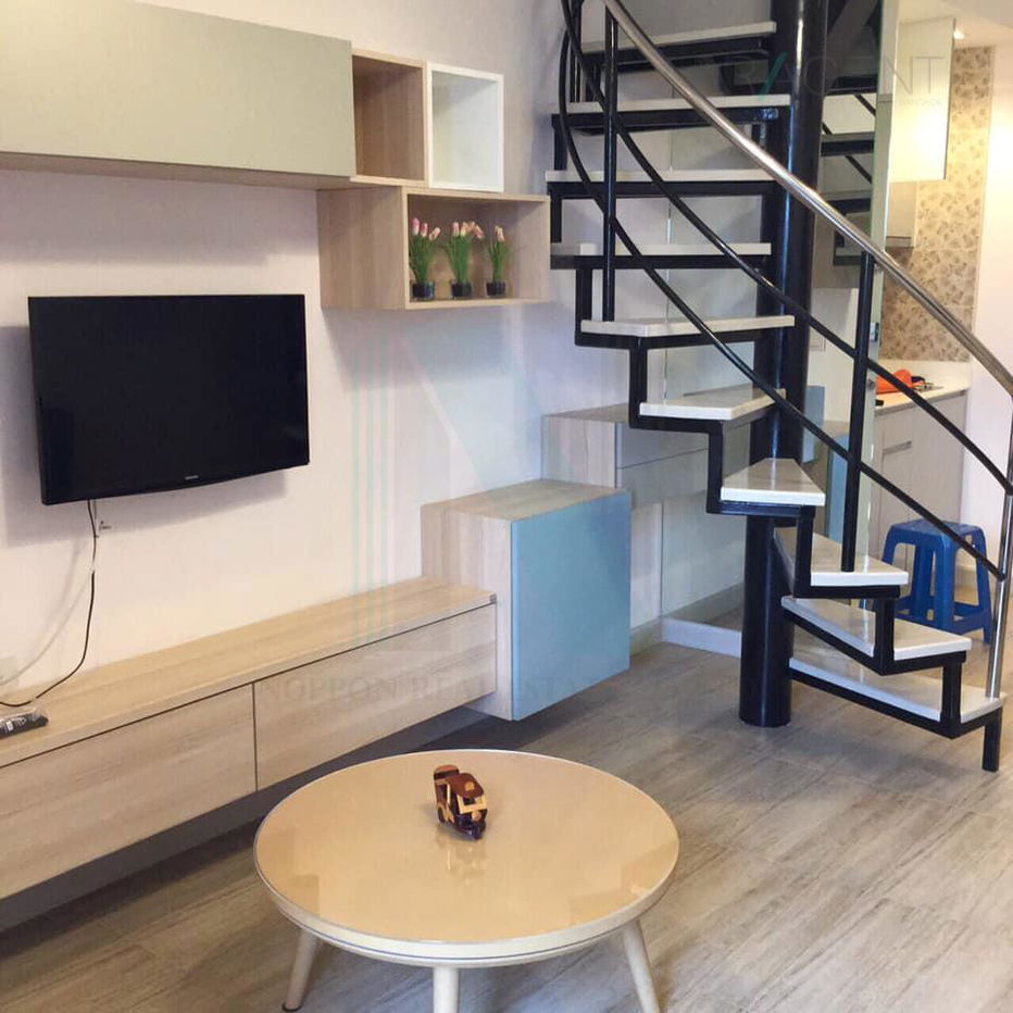 รูป 🚩 ให้เช่าคอนโด ไอดีโอ โมบิ สาทร อาคาร 1 ชั้น 6 Duplex ขนาด 42.00 ตรม ใกล้ BTS กรุงธนบุรี - รูปที่ 7/8