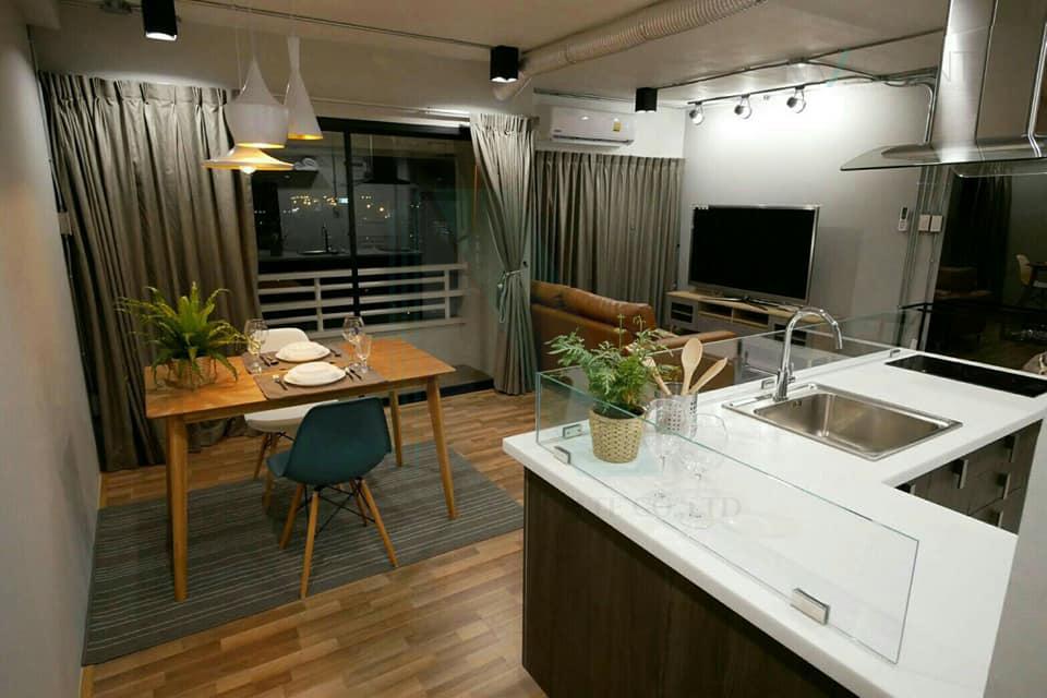 รูป ให้เช่าคอนโด ทองหล่อ ทาวเวอร์ อาคาร 1 ชั้น 17 Duplex 2 ห้องนอน ขนาด 93.00 ตรม ใกล้ โรงพยาบาลสมิติเวช - รูปที่ 6/8