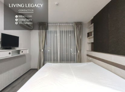 รูป SF7E37 ให้เช่าคอนโด Rich Park @ Triple Station 35.7 ตร.ม. ชั้น 22 line id : @livinglegacy - รูปที่ 5/21