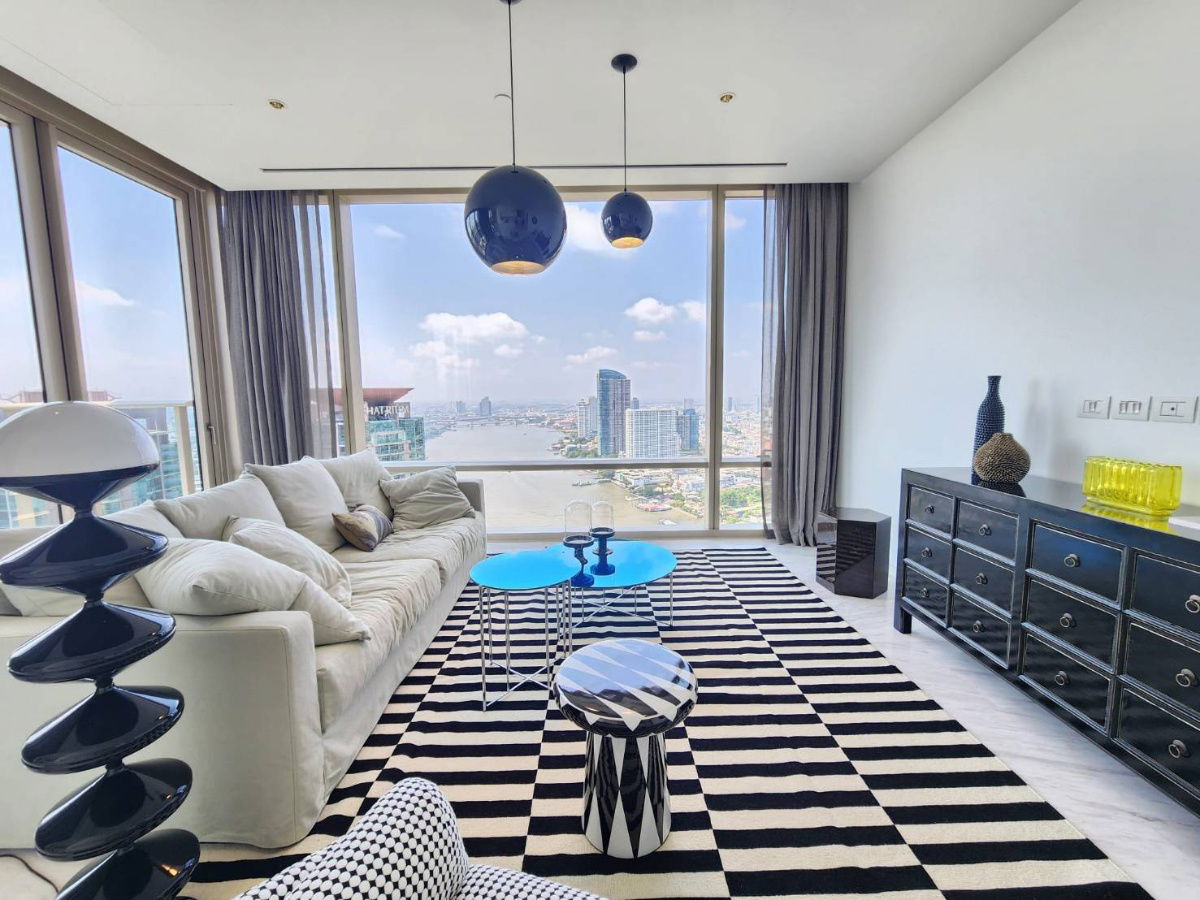 รูป ที่สุดของคอนโดหรูริมเจ้าพระยา! Four Seasons Private Residences ให้เช่า พร้อมอยู่ - รูปที่ 2/10