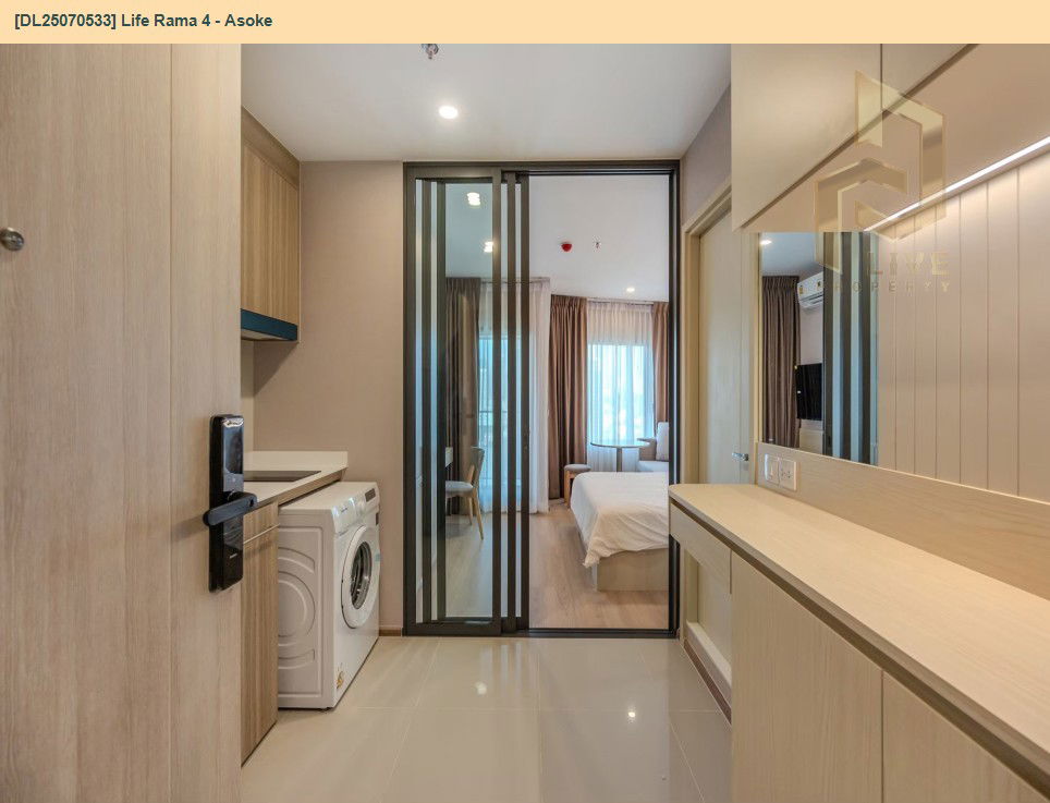 picture DL25070533 Condo for rent, Life Rama 4 - Asoke near MRT ศูนย์การประชุมแห่งชาติสิริกิติ์, ready to move in, call urgently 0656133286 LineID @534wlwof - 10/11