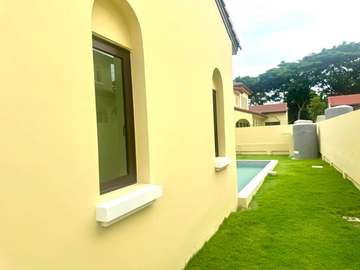 picture 🏡 For sale: Single-storey pool villa 🏊🏻‍♂️ Swimming pool (new house) 💰 Price 9,900,000 baht 🔅 Southeast front of the house - 26/30