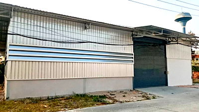 Factory for rent Bang Pakong Chachoengsao : Warehouse for rent along Bangna-Trad frontage road. Close to Suvarnabhumi Airport, Leamchabang Port, Amata Nakorn and Wellgrow Industrial Estates