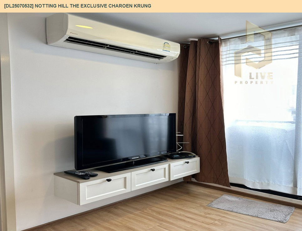 picture DL25070532 Condo for rent, Notting Hill The Exclusive Charoen Krung near BTS Saphan Taksin, ready to move in, call urgently 0656133286 LineID @534wlwof - 7/21