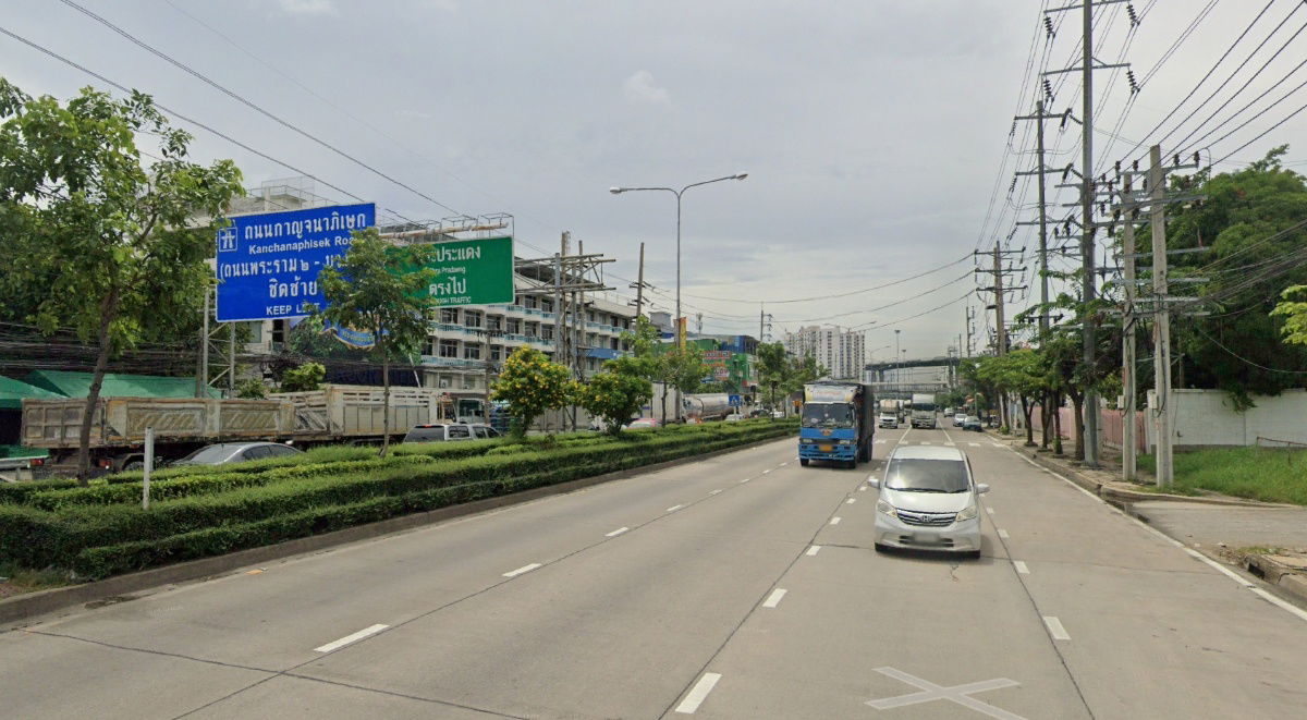 รูป  ขายที่ดิน3ไร่ ถมแล้ว พื้นที่สีม่วง หน้ากว้าง 86ม. ถนนสุขสวัสดิ์ ตำบล บางจาก อำเภอพระประแดง สมุทรปราการ  สนใจติต่อ คุณศรี 094 8216 456  - รูปที่ 3/6