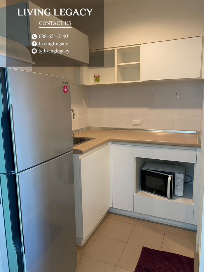 รูป SZE9K3 ให้เช่าคอนโด Lumpini Place Srinakarin - Huamark Station 33 ตร.ม. ชั้น 14 line id : @livinglegacy - รูปที่ 12/13