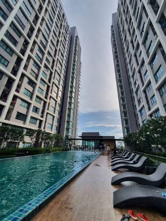picture Condo for rent, J Condo (Sathorn-Kanlapaphruek) Size 47 sq m, 12A floor, Building B 2 bedrooms, 1 bathroom Beautiful room, only 12,000 baht - 3/10