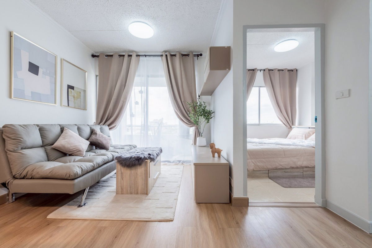 picture Condo for rent, Dynasty Building, Lat Phrao 71 (1 bedroom), 7th floor, Soi Lat Phrao 71, near the BTS, along the expressway, on the main road - 2/19