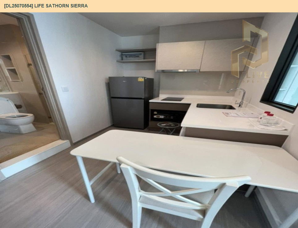 รูป DL25070554 ให้เช่าคอนโด ไลฟ์ สาทร เซียร์รา (Life Sathorn Sierra) ใกล้ BTS ตลาดพลู พร้อมเข้าอยู่ โทรด่วน 0638692663 LineID @534wlwof - รูปที่ 9/14