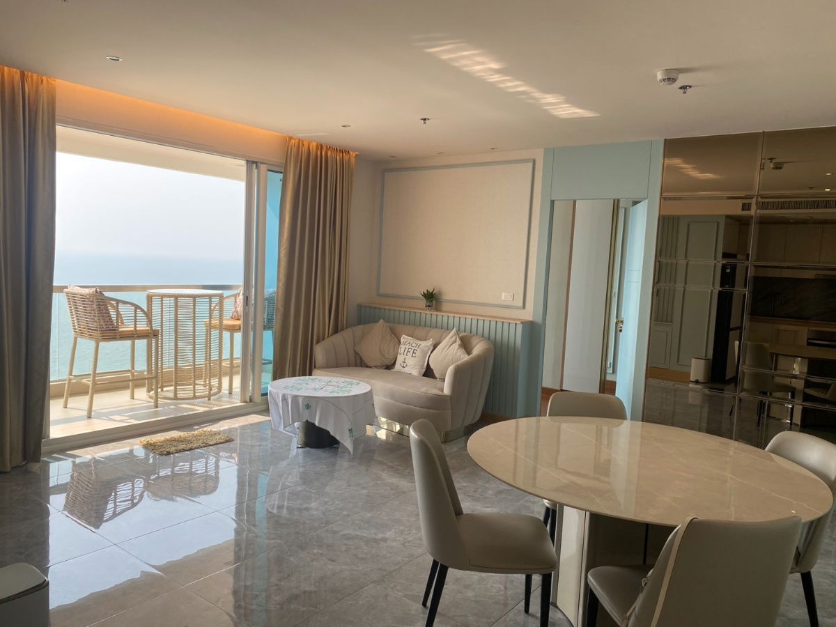 รูป For rent condo the Palm wongamat beach front 2 Beds 99 Sq.m hight floor nice decorate (S03-1966) - รูปที่ 19/27