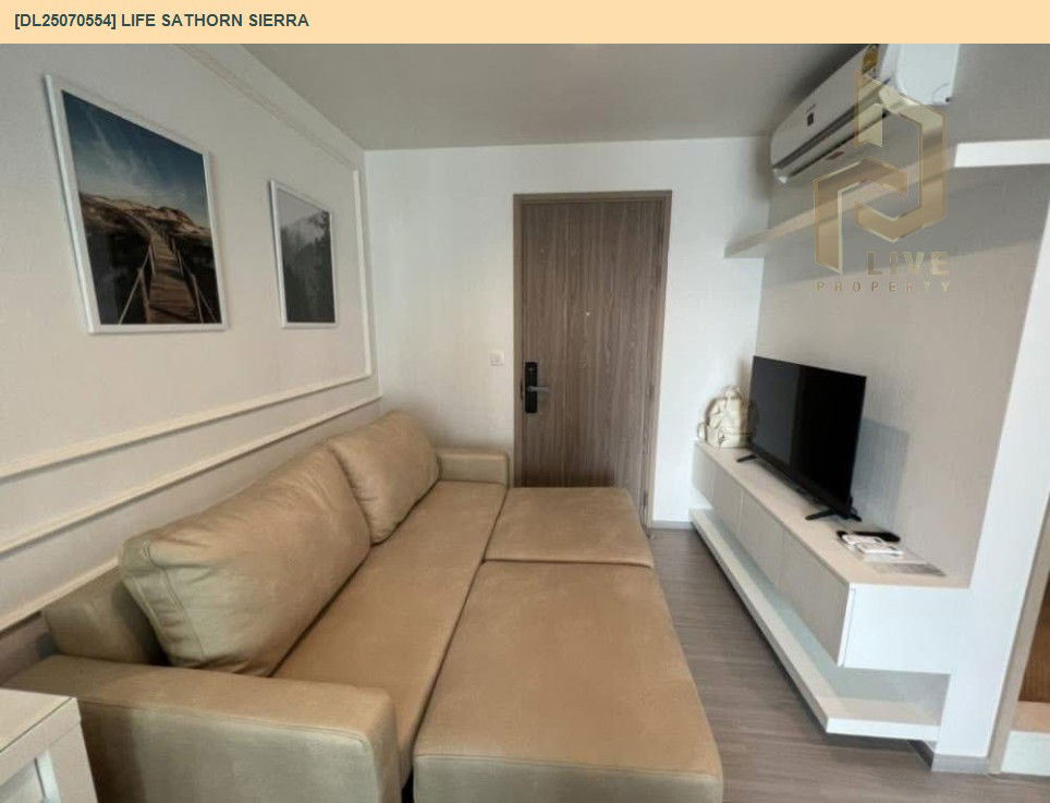 รูป DL25070554 ให้เช่าคอนโด ไลฟ์ สาทร เซียร์รา (Life Sathorn Sierra) ใกล้ BTS ตลาดพลู พร้อมเข้าอยู่ โทรด่วน 0638692663 LineID @534wlwof - รูปที่ 14/14