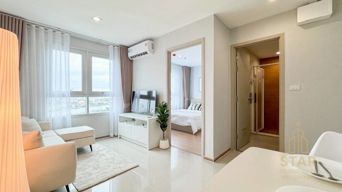 picture Condo for rent, Chaophraya river view, close MRT Saima 80 m.  line:Rangsima07 - 9/10