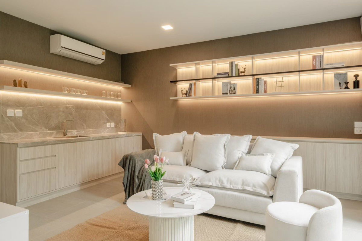picture 🟢For Rent🟢Vive Krungthep Kreetha, beautiful room, fully furnished, 📱ADD LINE @nathong97 (reply ⚡ 24 Hr) P507 - 2/10