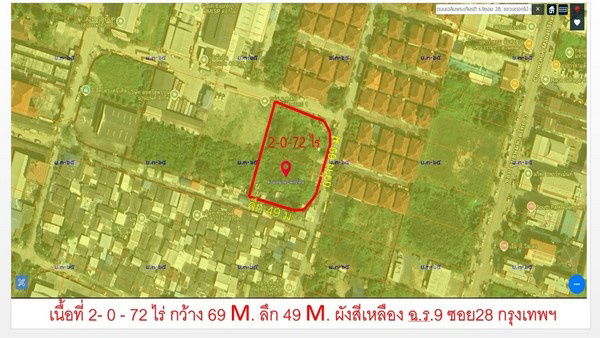 picture Prime Land for Sale on Chalerm Phrakiat Rama 9 Soi 28 – Ideal for Warehouse, Factory, Office, or Apartment Development Fully Filled Plot  - 1/4