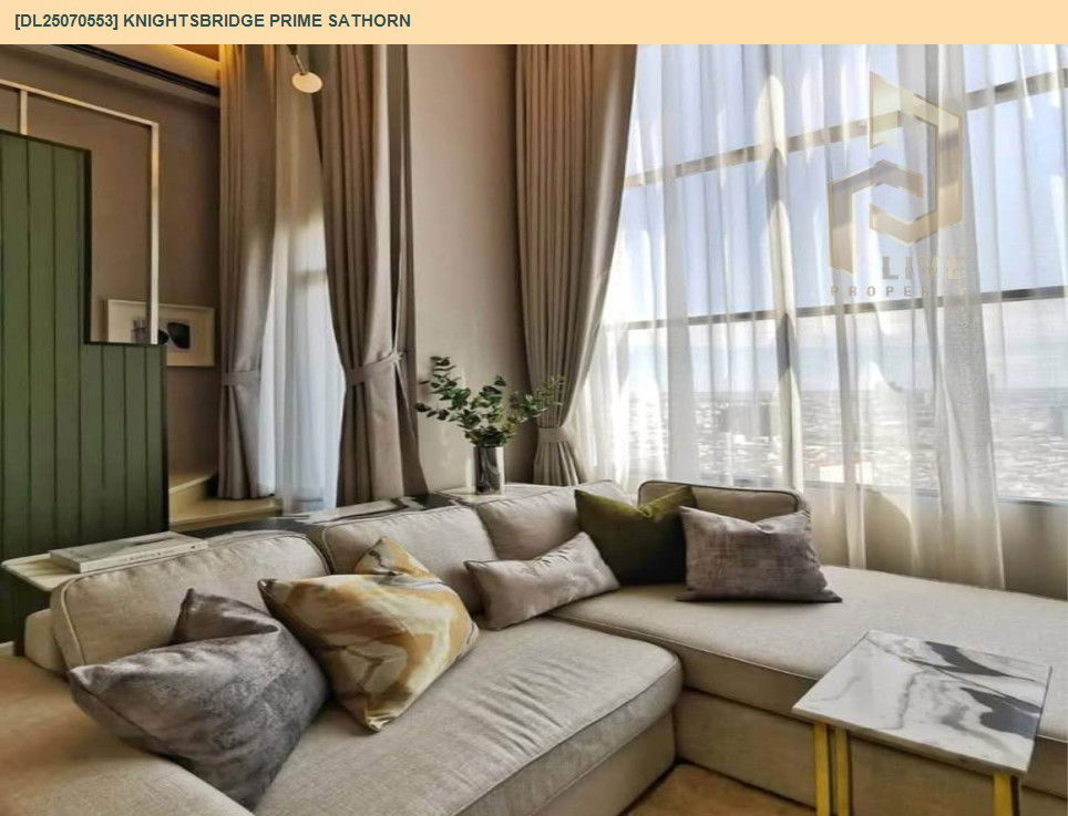 picture DL25070553 Condo for rent, Knightsbridge Prime Sathorn near BTS Chong Nonsi, ready to move in, call urgently 0656133286 LineID @534wlwof - 3/10