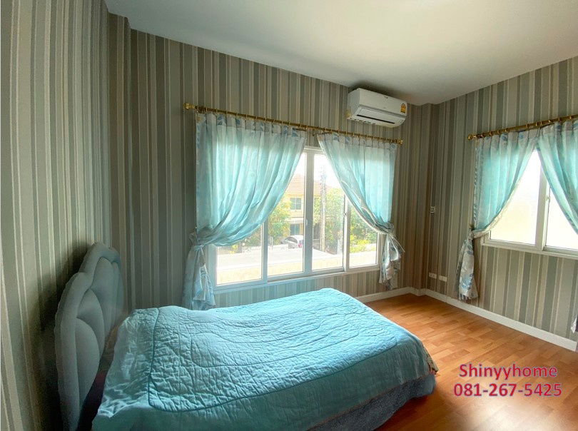 รูป บ้านเดี่ยว หลังมุม ทำเลค้าขาย หมู่บ้านมณีรินทร์ เลคแอนด์พาร์ค ราชพฤกษ์-ติวานนท์  ติดถนน 345 - รูปที่ 8/10