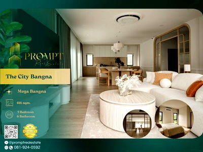 บ้านเดี่ยวให้เช่า : ST13498 - The City Bangna (New Project)
