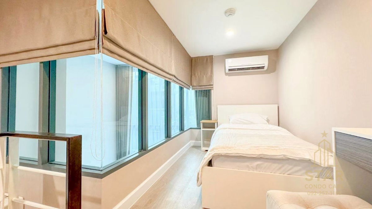 รูป คอนโดติดBTSบางซ่อน บางซื่อห้องDuplex 2 ชั้น 2 ห้องนอน ตกแต่งครบ ตรงปก พร้อมอยู่อาศัย Metro sky บางซื่อ(เช่าระยะสั้นได้ค่ะ) line:Rangsima07 - รูปที่ 10/17