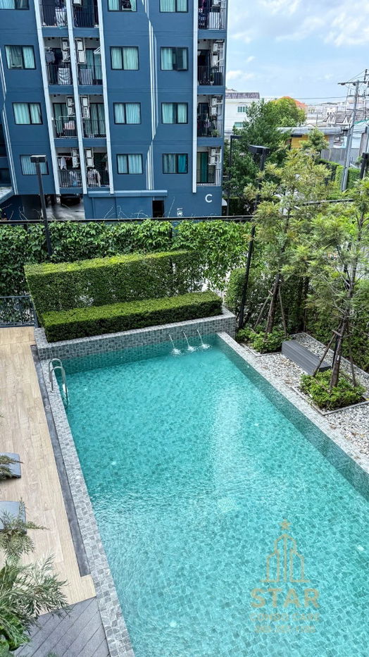 picture Rent Chewathai Hallmark Ladprao - Chokchai 4 near MRT Chokchai 4. 40 square meters (new room is never occupied. ) line:Rangsima07 - 18/18