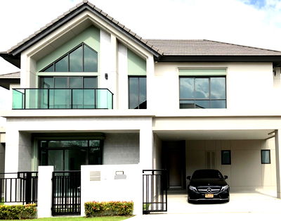 บ้านเดี่ยวให้เช่า : ให้เช่า บางกอก บูเลอวาร์ด พระราม5 บ้านตกแต่งสวยพร้อมเข้าอยู่ค่ะ