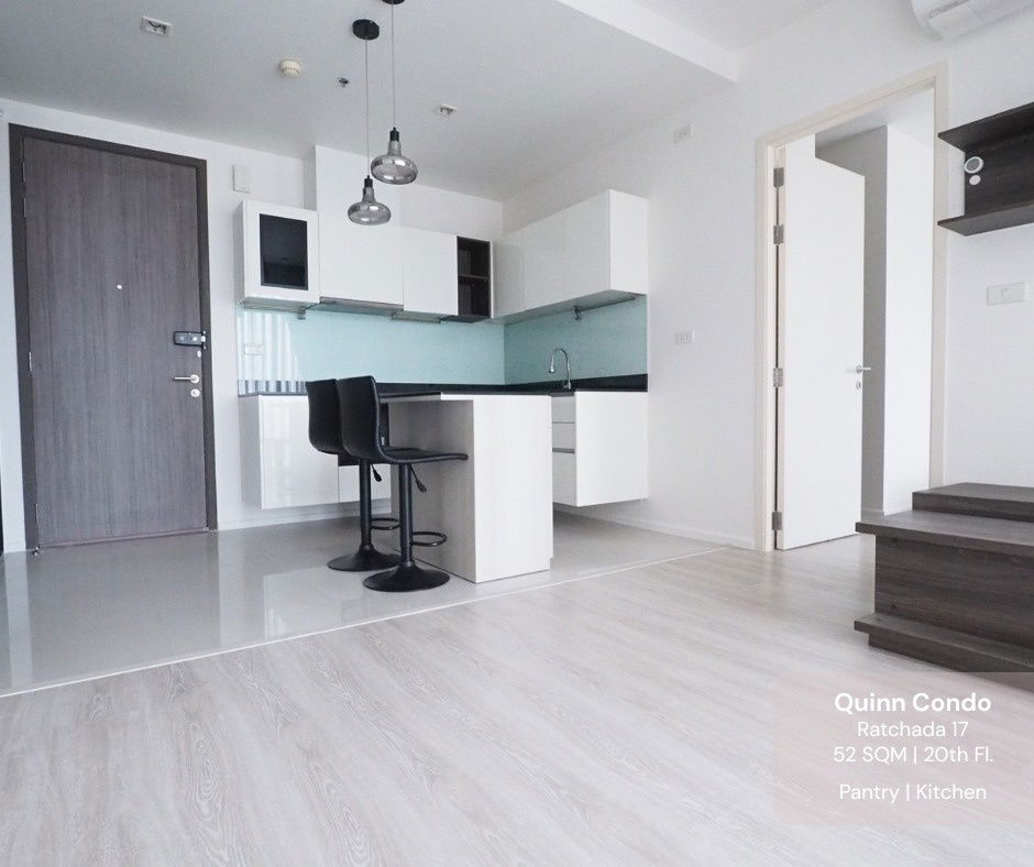 รูป 🔥For Rent!! ready to move-in 1b1b 22.5k - Quinn Condo Ratchada 📞Call 096 896 5953 - รูปที่ 1/12
