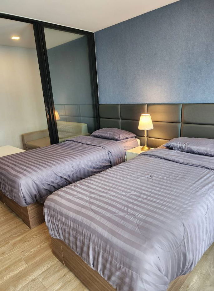 รูป 🏡 ให้เช่า Kave Town Space💖 ตึก A ชั้น 7  ✨ระเบียงทิศเหนือ วิวสวยกลางสระน้ำ  - รูปที่ 8/16