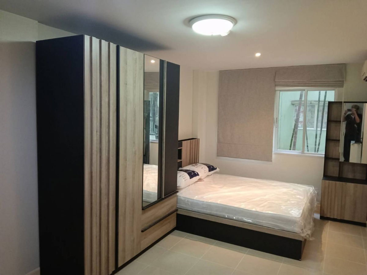 picture Condo for rent: Lumpini Town Ram Intra-Lak Si (studio room), 1st floor, in front is the Pink Line MRT station, Ram Intra Station, Km 2. - 12/14